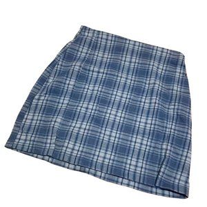 Blue Plaid Brandy Melville / John Galt Skirt